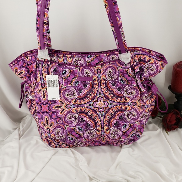 Vera Bradley Glenna Tote in Dream Tapestry - Picture 4 of 6